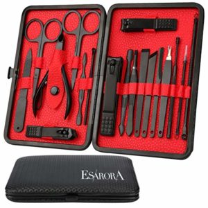 Best Manicure Set: ESARORA 18 In 1 Stainless Steel Professional Manicure Set