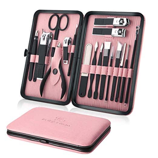Keiby Citom Professional 18Pcs Manicure Set (Pink) 