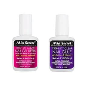 Mia Secret Clear Resin and Strong Jet Glue