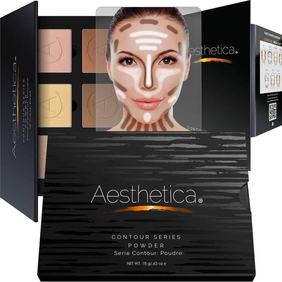 Aesthethica Cosmetics Contour and Highlighting Powder Palette