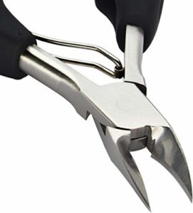 Horsebang toe nail cutters for a thick and ingrown nail