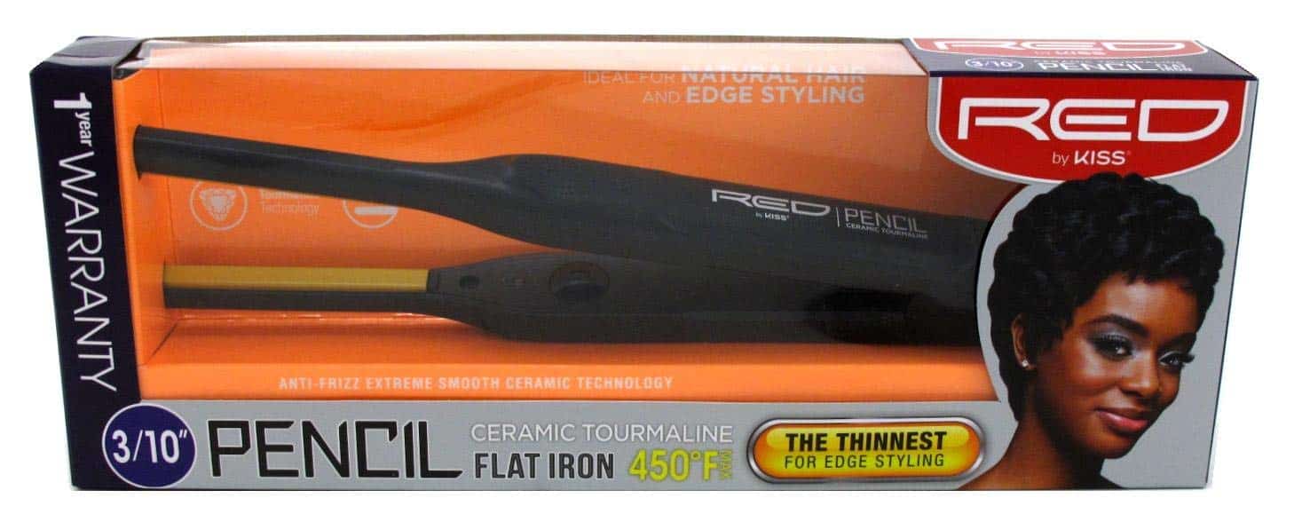 Kiss Products Red Ceramic Flat Iron