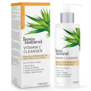 InstaNatural Store Vitamin C Face Cleanser for African American Skin