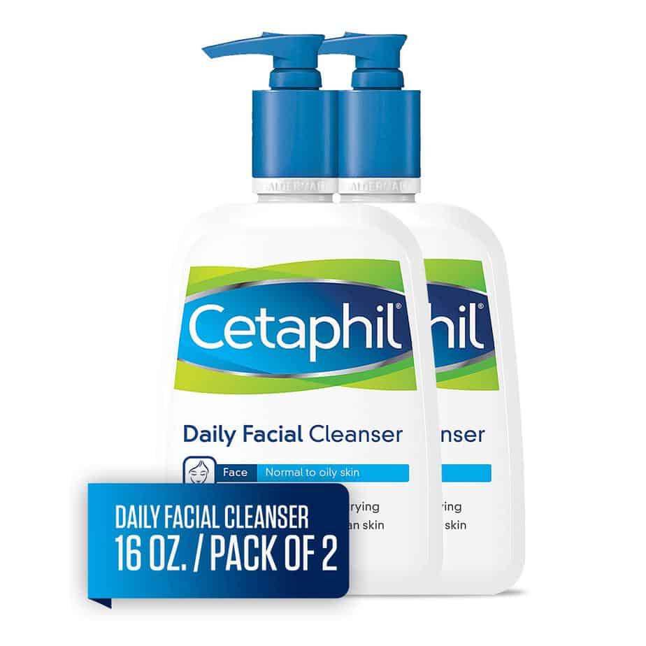 Cetaphil facial cleanser, daily face wash  
