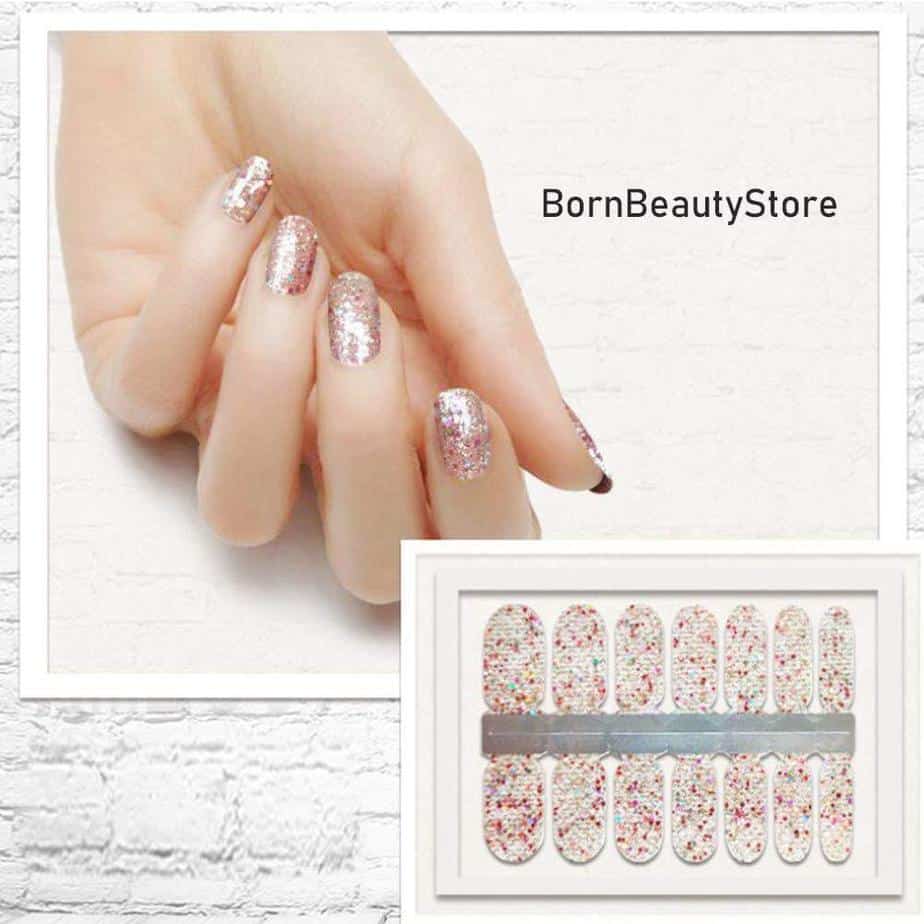 BornBeauty Glitter best nail polish