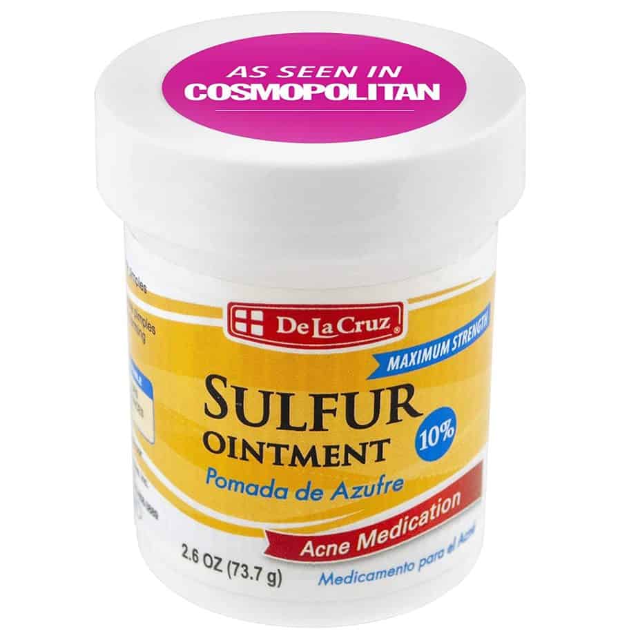 De La Cruz 10% Sulphur Ointment Acne Medication
