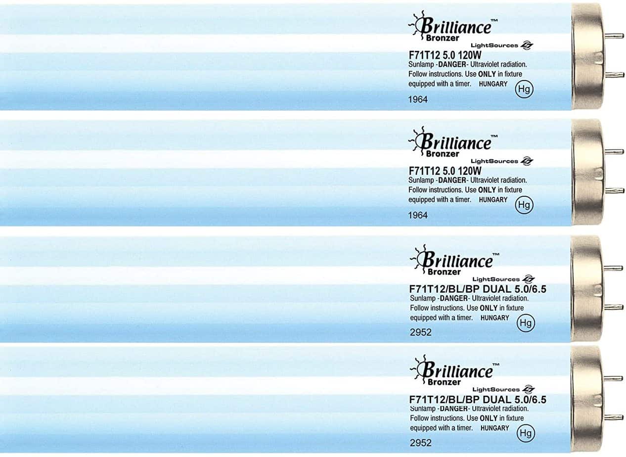 Brilliance Advanced tanning bed bulbs