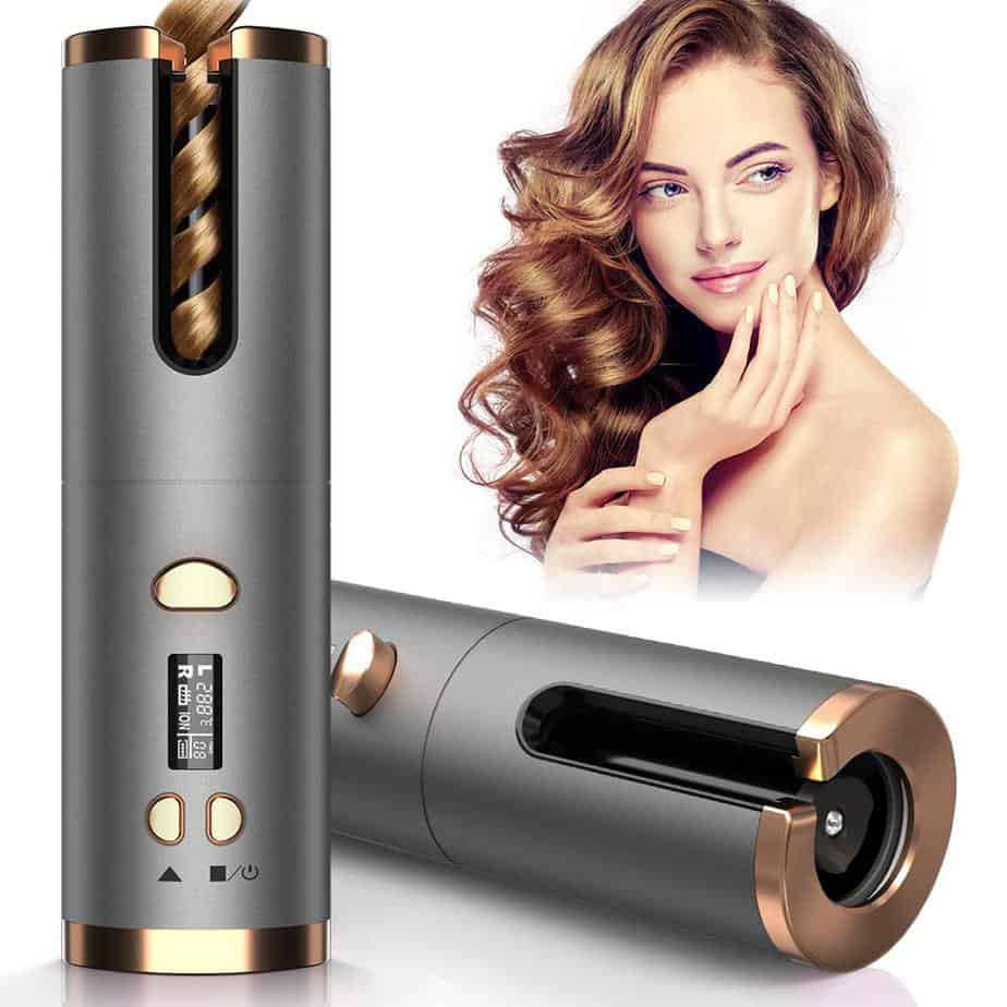 Laluztop Cordless Hair Curler Automatic Curling Iron