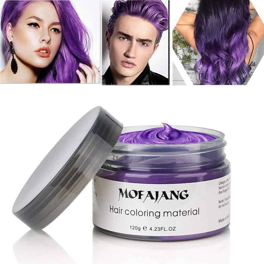 MOFAJANG Hair Colour Purple Dye Wax