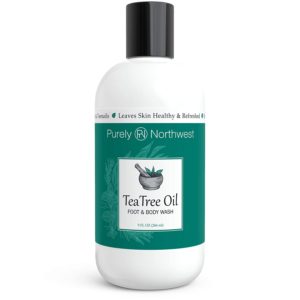 Purely Northwest Antifungal Tea Tree Oil Body Wash - Best antibacterial body wash for body odor