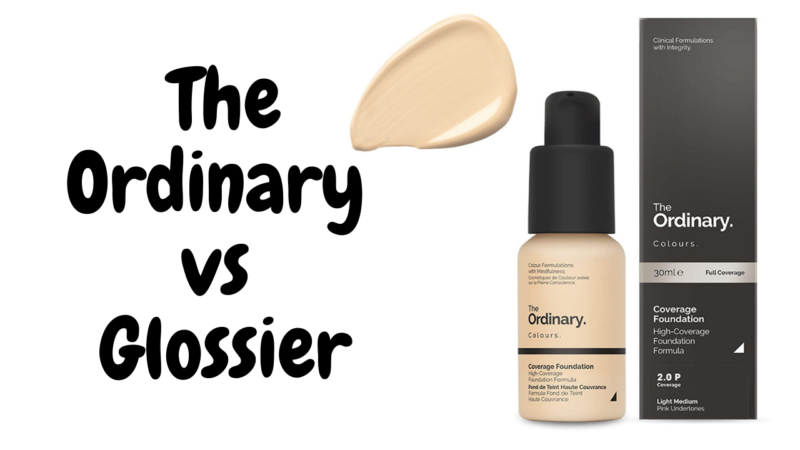 The Ordinary vs Glossier Skincare 2021
