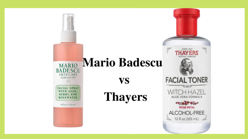 Mario Badescu vs Thayers: Which Skincare Line is Best for You?