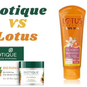 Biotique vs Lotus For Self-Care